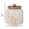 thumbnail image 5 of nu steel Misty Copper collection Cotton Container, Perfect For Home & Bathroom Accessories, 5 of 5
