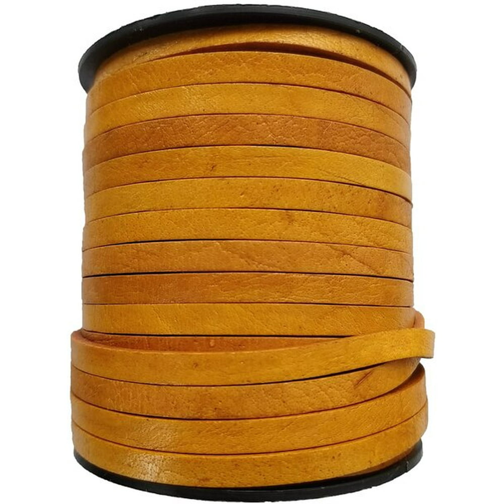 Flat Leather Cord 5mm x 2mm - 1 Yard - Walmart.com - Walmart.com