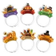 thumbnail image 4 of PRETXORVE Thanksgiving Decorations, Fall Decor, 6 Pieces Thanksgiving Party Decor Headbands for Kids Children's Festival Hair Accessories Photo Prop Party Decor Headbands, 4 of 7