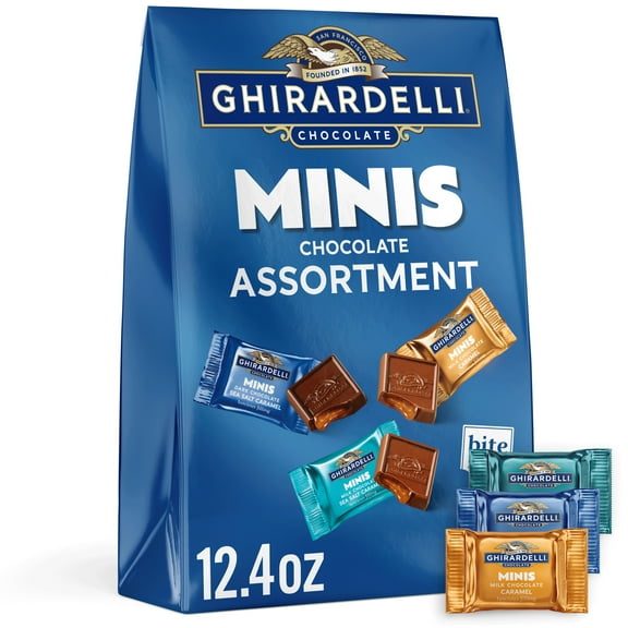 GHIRARDELLI Minis Chocolate Assortment, 12.4 oz Bag