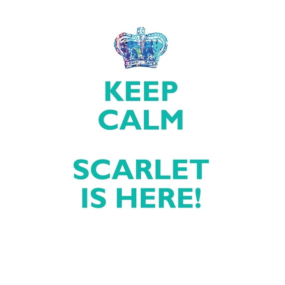 KEEP CALM, SCARLET IS HERE AFFIRMATIONS WORKBOOK Positive Affirmations Workbook Includes : Mentoring Questions, Guidance, Supporting You