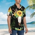 thumbnail image 5 of Balery Print Men's Hawaiian Shirts Short Sleeve Beach Shirt Relaxed Fit Vacation Button Down Shirts-XX-Large, 5 of 9