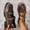 Brown, variant on Women Round Toe Mary Jane Platform Loafers Chunky Lug Block Heel Slip Resistant Oxford Shoes Cool Trendy Fall Casual Footwear for Campus, Street Shopping Brown 9.5(43)