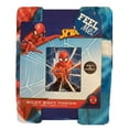 SpiderMan Silk Touch Throw Blanket  City Blues 40 x 50 inches
