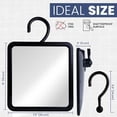 thumbnail image 3 of Square Hanging Fogless Shower Mirror, 3 of 6