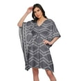 thumbnail image 6 of Moomaya Printed Women Kaftan Cover Up Beachwear Short Caftan Cover Up Dress, 6 of 6