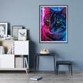 thumbnail image 7 of Diamond Art Kits for Adults - 5d Neon Cat Portrait Vibrant Gaze Diamond Painting for Adults, Diamond Art for Adults Beginners, Diamond Painting Kits for Adults for Home Wall Decor, 7 of 7