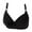 Black, variant on Wireless Lounge Bras for Women Comfortable Lace Breathable Bra Underwear Hot Pink