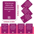 thumbnail image 2 of Blaxill Heart to Heart Conversation Cards for Couples | 50 Thought-Provoking Question Cards to Deepen Connection | Interactive Relationship Game for Date Night or Anniversary Gift, 2 of 6