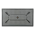 thumbnail image 6 of Bowen 7-Piece Outdoor Cast Aluminum Rectangular Dining Set, Black Sand, 6 of 10