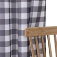 thumbnail image 3 of Buffalo Plaid Curtains, Farmhouse Buffalo Check Textured Grommet Window Curtain Panels,Gingham Light Filtering Window Drapes Rod Pocket Curtains for Living Room,W37 x L63 Inches,2 Panels, 3 of 9