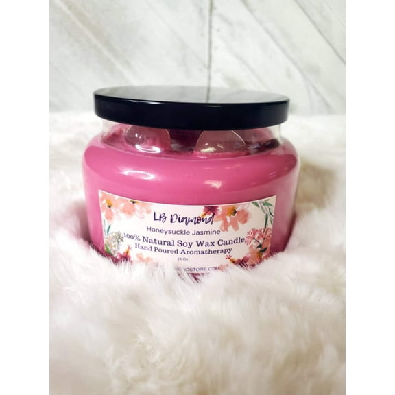 SELF LOVE - Honeysuckle Jasmine Soy Wax Candle