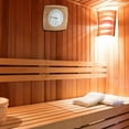 thumbnail image 3 of NIKOU Indoor Thermo-Hygrometer, 2 In 1 Wooden Steam Room Sauna Room Hygrometer Thermometer for Monitor Temperature and Humidity, 3 of 7