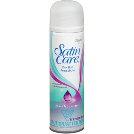 Gillette Satin Care Shave Gel Dry Skin - 7 oz, Pack of 3