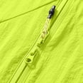 thumbnail image 3 of Daiosportswear Men's Summer Lightweight Sun Protective Quick Dry Coat Hiking Trekking Climbing Jackets Green L, 3 of 8