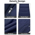 thumbnail image 5 of Ampake Women's Winter Puffer Coat Warm Waterproof Insulated Jacket with Hood Blue L, 5 of 6