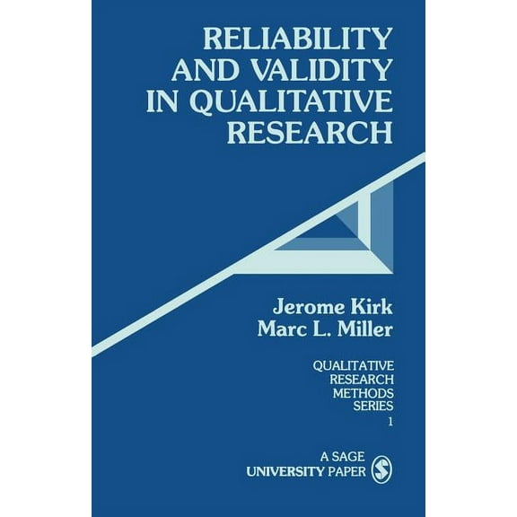Qualitative Research Methods Reliability and Validity in Qualitative Research, Book 1, (Paperback)
