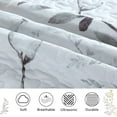 thumbnail image 3 of Jessy Home Full/Queen Quilt Yellow Floral Bedding Set Flower Bedspread Coverlet, 3 of 7
