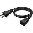 thumbnail image 6 of Toptekits (5ft/1.5m) NEMA1-15P to 1-15R Power Extension Cord,USA Outlet Saver Power Extension Cable, 2-Prong 2 Outlets125V 10A (5.0ft), 6 of 9
