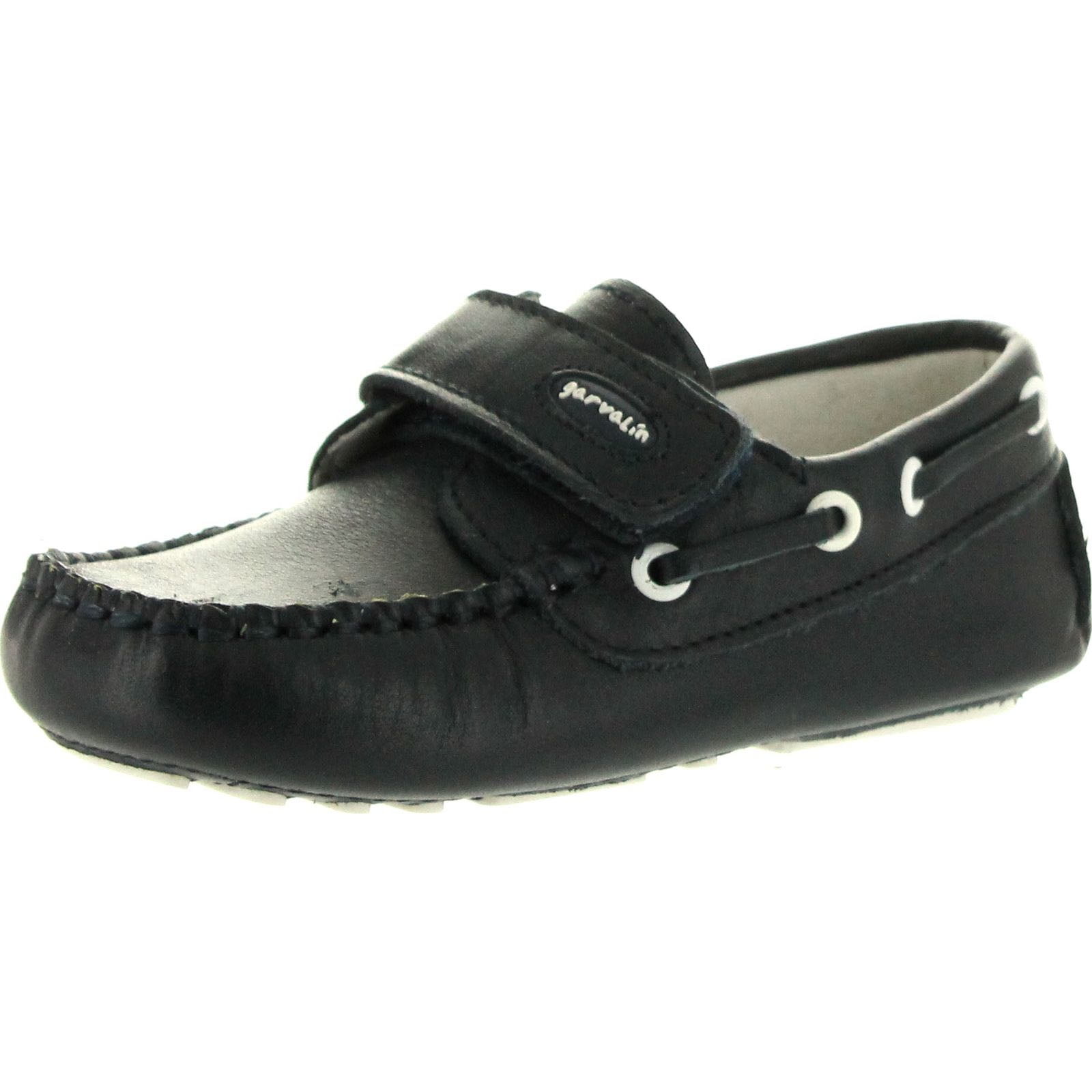 boys black boat shoes