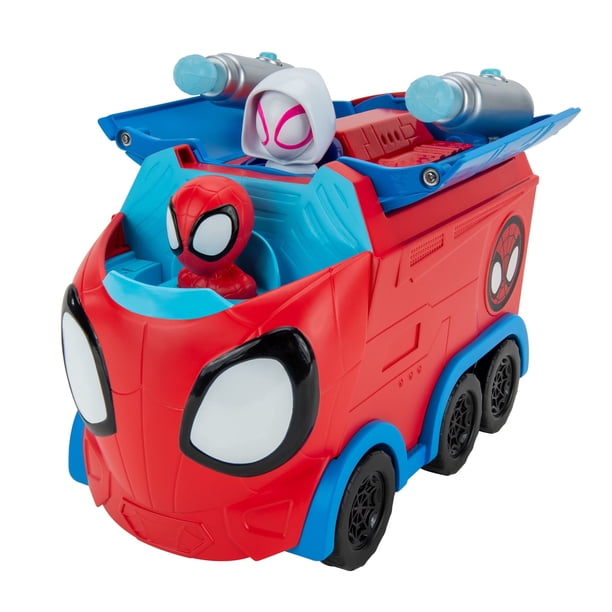 Spidey y sus increíbles amigos de Marvel, Web Spinning Autning, de 8 pulgadas 3-en-1 Transforming V Spidey and his Amazing Friends Spidey and his Amazing Friends