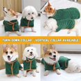 thumbnail image 3 of pets Bathrobe Towel Soft Super Absorbent Bath Robe Drying Moisture Pajamas For pets New-SHUNJING, 3 of 5