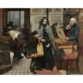 thumbnail image 2 of Emily Mary Osborn 18x15 Black Ornate Wood Framed Double Matted Museum Art Print Titled - Nameless and Friendless, the Rich Man's Wealth is His Strong City, 2 of 5