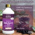 thumbnail image 4 of Buried Treasure Elderberry ACF with 4,000 mg Elderberry Sambucus Whole Fruit Concentrate, Vitamin C Plus Raw Local Honey Liquid Immune Support, 4 of 5