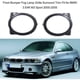 thumbnail image 3 of Embellecedor de rejilla de luz antiniebla para parachoques delantero, marco de lámpara para BMW 3 E46 M3 Sport 2000-2005, color negro, 3 of 5