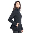 thumbnail image 2 of S P Y M Womens Diamond Quilted Jacket Lightweight Padding Coat with Pockets, Regular and Plus Size, 2 of 4