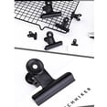 thumbnail image 3 of Milisten 15pcs Note Clips Metal Binder Clips Practical Note Storage Clips Durable Fixing Clips for Restaurant Office Home (50mm Black), 3 of 5
