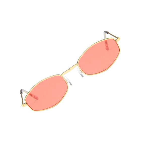 Sonducket Gafas Unisex, práctico hexágono, peso ligero, Vintage, gafas generales, suministro para casa al aire libre para adultos, hombres, mujeres, Cadenas y cordones para anteojos Tipo 2