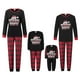 thumbnail image 1 of Pijamas navideños Fiomva para la familia, conjunto de pijamas a juego con pantalones de rayas navideñas, pijamas para niños, mujeres y hombres, 1 of 8