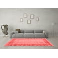 thumbnail image 3 of Ahgly Company Indoor Rectangle Abstract Red Modern Area Rugs, 7' x 9', 3 of 4
