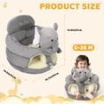 thumbnail image 2 of Baby Support Sofa,Support Chairs for Sitting Up, Seats Designed for Infants Aged 3-12 Months, Baby Sit Up Chair Sofa, Plush Babies Learning to Sit Chair, Pink Cat, 2 of 8