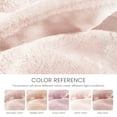 thumbnail image 6 of Blunique Fleece Blanket Solid Lightweight Flannel Fuzzy Cozy Soft, Twin XL 66x90 inches, Pink, 6 of 8