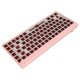 thumbnail image 5 of Kit de teclado mecánico 84 teclas DIY iluminación RGB intercambio en caliente inalámbrico 2,4G BT 3,0 5,0 tipo C teclado personalizado con cable para Win rosa, 5 of 5