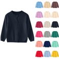 thumbnail image 7 of Grblisyd Girls Cardigan Sweater 2026 Fall Kids School Uniforms Casual Button Down Sweaters Tops Winter Warm Jacket, 7 of 7