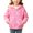 Pink-3, variant on Cethrio Kids Girls Jackets, Hooded Zip up Windbreaker Lightweight Kids Outerwear Pink Size 3-9 T