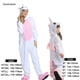 thumbnail image 1 of Kigurumi-Pijamas de unicornio para niñas, ropa de dormir de invierno con animales, Panda, cerdo, mono de Navidad, conjuntos de Pijamas para bebés, 1 of 4