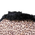 thumbnail image 3 of Benjara Wigi 12" Accent Lamp- Purse- Cheetah Animal Print- Brown Black Faux Fur, 3 of 6