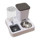 thumbnail image 1 of Dispensador de agua para mascotas de gran capacidad con separación de agua seca y húmeda, alimentador automático de agua y comida integrados, dispensador de agua para perros, alimentador., 1 of 5