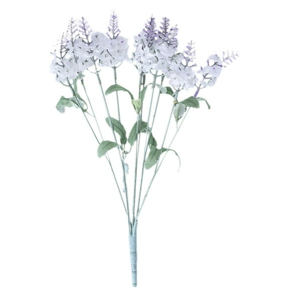 Fake Flowers Artificial Lavender Faux Plastic Plants Purple Flowers for Home Decor Wedding Kitchen Garden Patio Porch Window Box Office Table Centerpieces Indoor Outdoor Decorations