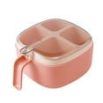 thumbnail image 5 of DOMELAY Condiment Bottle 4 Compartments Seasoning Box for Buffets Pepper Restaurants Pink, 5 of 9