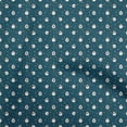 thumbnail image 1 of oneOone Polyester Spandex Teal Blue Fabric Random Craft Projects Decor Fabric Printed By The Yard 56 Inch Wide, 1 of 5