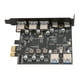 thumbnail image 1 of Tarjeta De Expansión C2 PCI E A USB, 7 Puertos, Tarjeta PCI Express USB De 5Gbps Con 2 Puertos USB 3.0 Traseros Para Xp, OS X,, 1 of 7