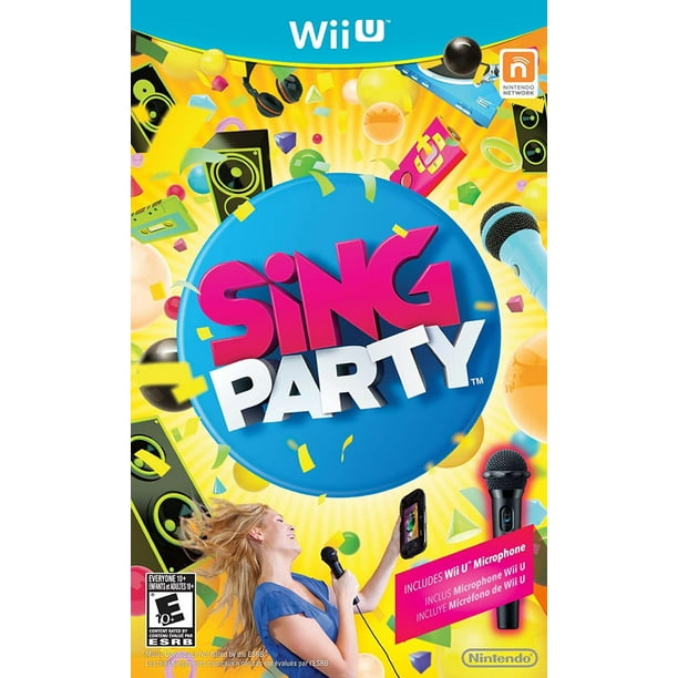 Sing Party With Wii U Microphone In Party Mode The Lead Singer Uses The Wii U