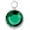 Green, variant on Delight Jewelry Crystal Red Channel Drop - Large Goldtone Crystal Initial - A - Charm Necklace, 17.5" 2"