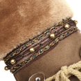 thumbnail image 5 of Joykidd Women's Pom‑Pom Winter Knee-High Boots Suede Platform Lug Sole Plush Mid-Calf Boots for Holiday Party Festival Outfits, 5 of 7