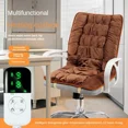 thumbnail image 3 of Electric Heated Seat Cushion with Backrest, 3-Level Temperature Control, 220V, 3 of 11